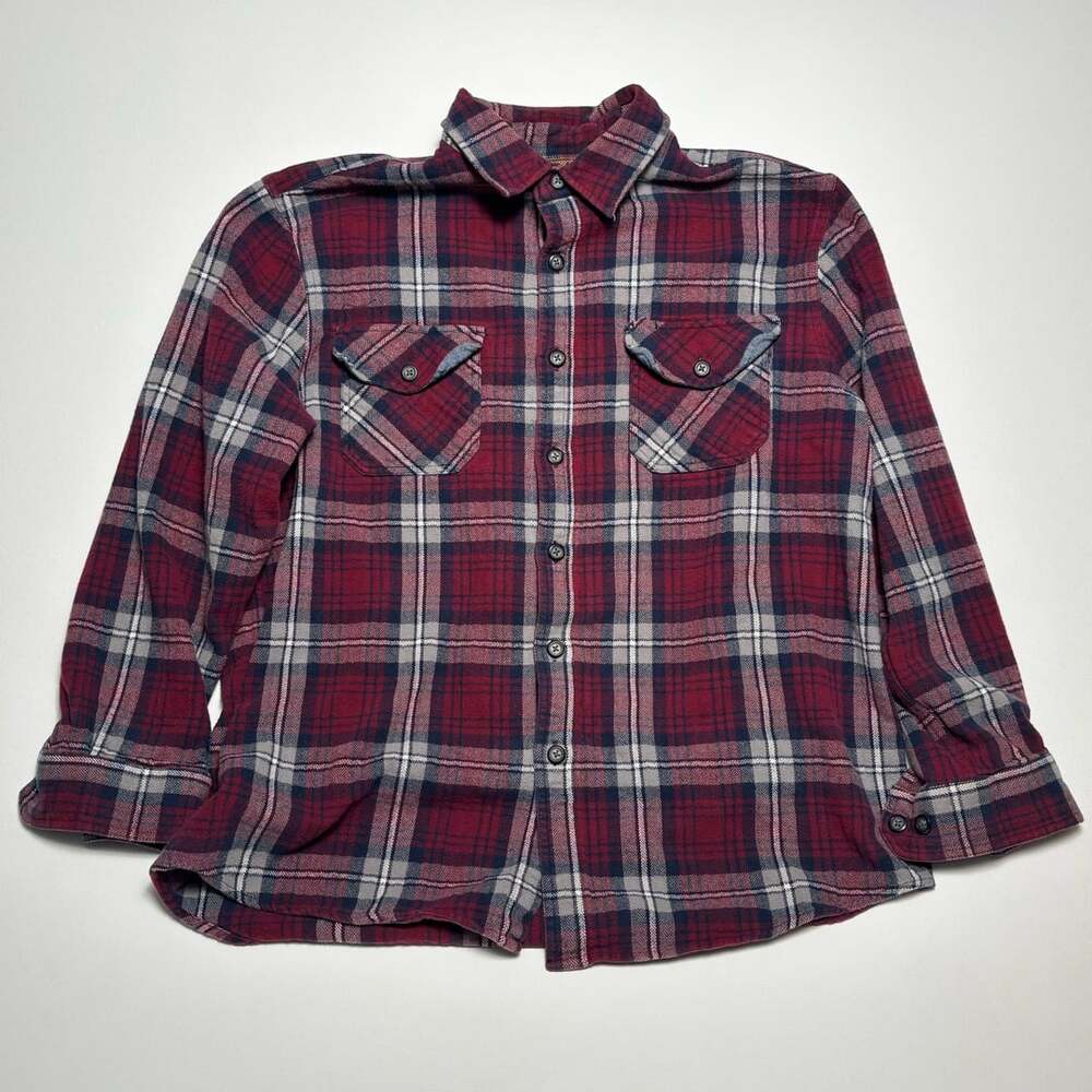 Anchorage Expedition Brand Plaid Flannel Size L